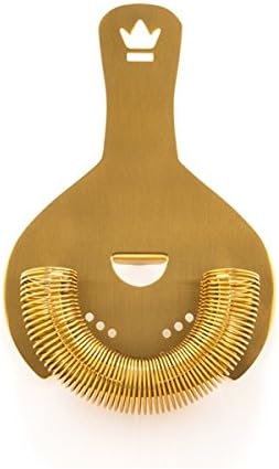 Cocktail Kingdom Koriko Hawthorne Strainer - Gold-Plated