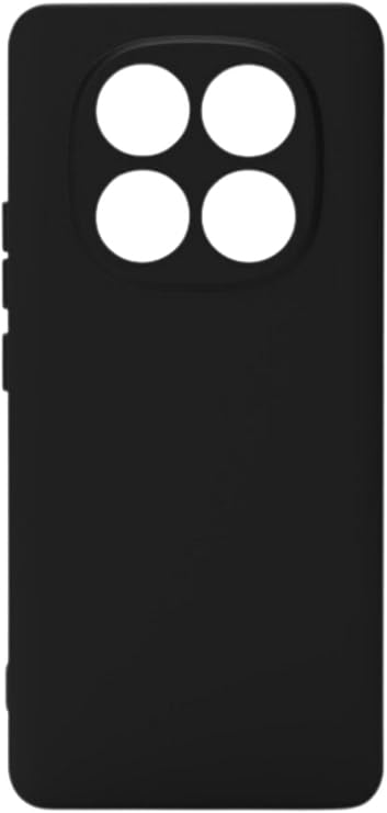 Xiaomi Redmi Note 14 Pro 5G İle Uyumlu Kılıf Kamera Korumalı Silikon Ruber Arka Kapak Siyah