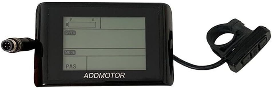 ADDMOTOR LCD Display Meter 48V Ebike Conversion Kit Speed Control Panel Screen Electric Bicycle Computer 5-pin Male Connector
