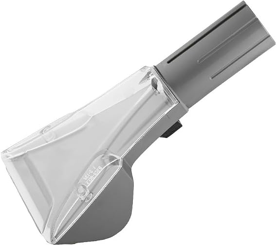 Replacement Small Upholstery Nozzle for Kärcher Puzzi 8/1, 10/1, 10/2 – 110mm Compact Hand Tool 41300010 – Transparent Dirt Inspection, Car & Furniture Cleaning Accessory (1)