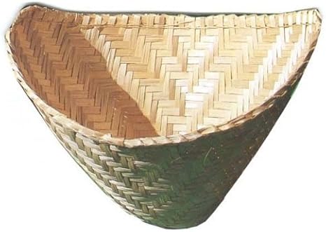 2 Thai Lao Sticky Rice Steamer Baskets Bamboo Kitchen Cookware Tool by Bangkok Center One