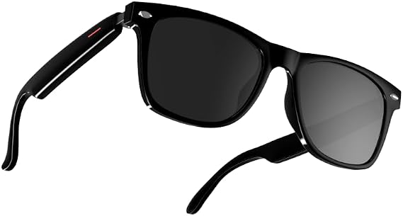GKEAPZA UV400 Polarized Smart Sunglasses with Bluetooth Audio – Hands-Free Calling & Voice Assistant, Lightweight Frame for Driving, Travel & Daily Wear (Full Frame).