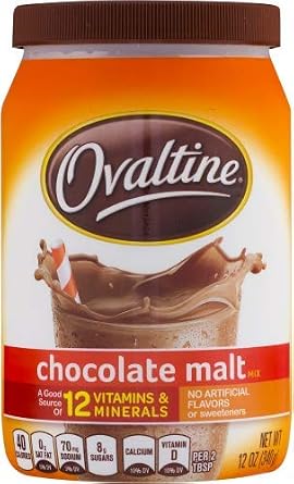 Ovaltine Chocolate Malt Mix (Pack of 36)