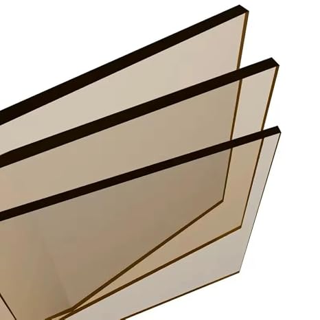Bronze Polycarbonate Solid Sheet - 30x Stronger than Acrylic Panel