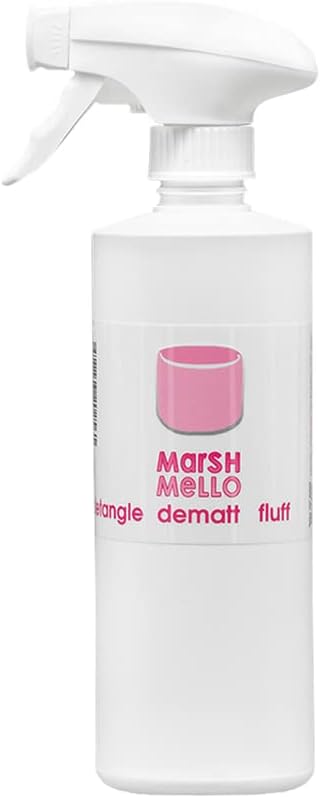 Marshmello Dematt Spray. The One the Dog Groomers Use! Natural Plant Extracts Give Slippyness to Dematt. Dog Detangling/Dematting Spray. 17oz.