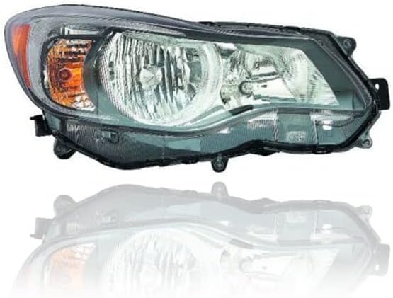 Headlight Assembly - Compatible/Replacement for '15-16 Subaru Impreza Sedan/Wagon - Halogen - Right Hand - Passenger - 84001FJ320