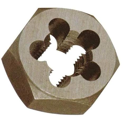Hex Rethreading Die, Std 3/4In, 10 Pitch