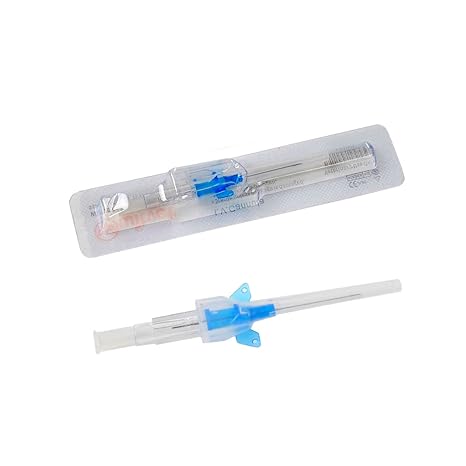 Veterinary Disposable Butterfly Type IV Cannula Catheter with Wings 22G Veterinary Instruments(22G,10PCS)