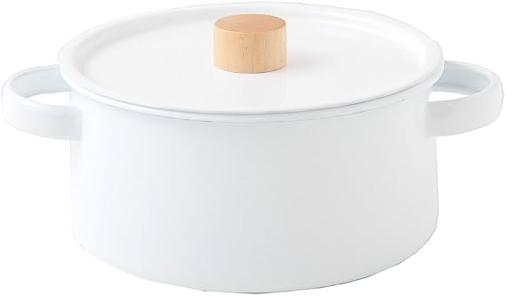 Japan Kaico Horo(Enamelware) Sauce Pot 2.6L Makoto Koizumi Design