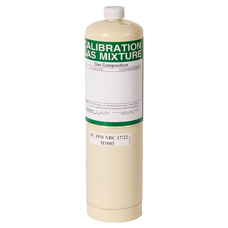 99.0% by Volume Methane Calibration Gas, 17 Liter Steel Cylinder.