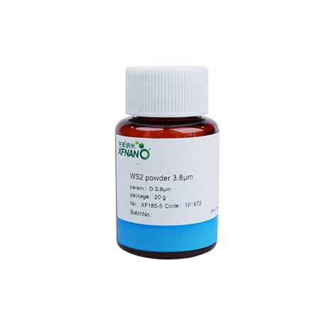 Tungsten Disulfide (WS2) Powder for Lubrication -3.8m 99.9% Purity