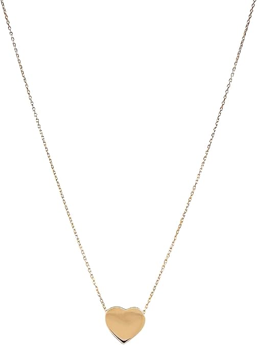 Gold Generation - Ghost Chain Gold Necklace with 14 Carat Hearts