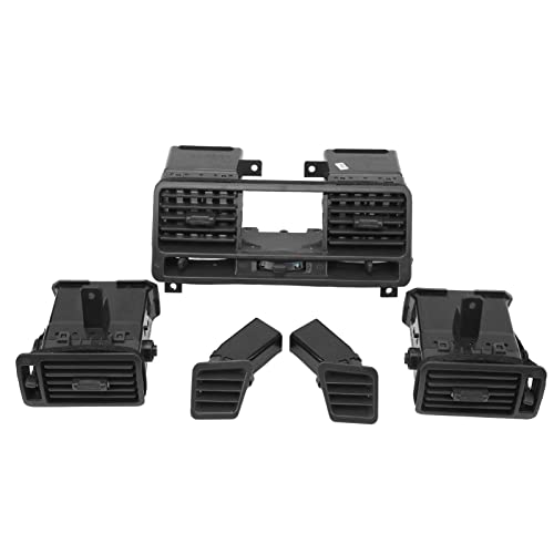 Aramox Dashboard AC Vent Grill Replacement Kit for Pajero Montero, Central Left Right Air Outlet Panel