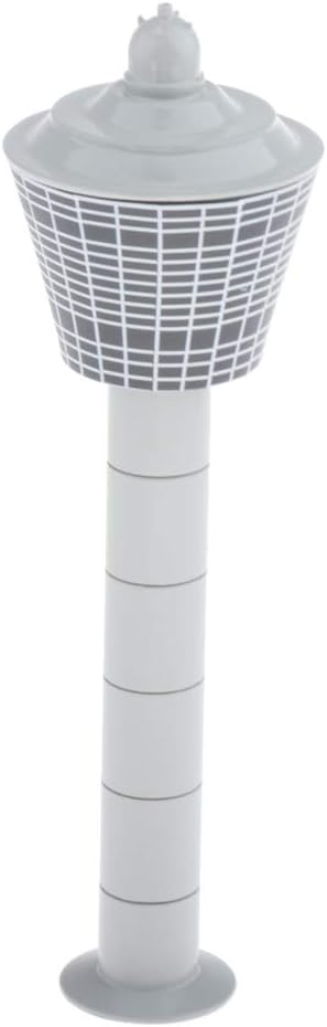 1:400 Scale Simulation Control Tower Scene Model - Collectible Airport Terminal Diorama for Aviation Enthusiasts