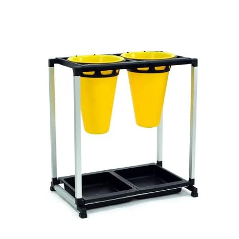 Hatching Time Chicken Processing Stand, Restraining Chicken Cone, Durable ABS Plastic, Rust-Proof, Easy to Clean, Power-Washable, Cimuka, Culling, Sanitary, Safe Design (2 Cone)