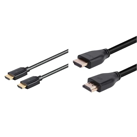 Monoprice Ultra High Speed HDMI 2.1 Cable - 6 Feet & 3 Feet - Black, 48Gbps, Dynamic HDR, eARC - 8K Certified DynamicView Series
