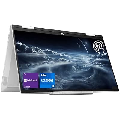 HP Pavilion x360 Convertible 2-in-1 Laptop, 15.6 FHD Touchscreen Display, Intel Core i7-1255U, 64GB RAM, 1TB SSD,FP Reader, Backlit KB, Wi-Fi 6, HDMI, Windows 11 Pro, Stylus Pen Included