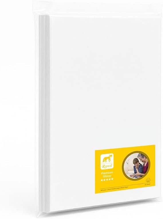Rovi Premium Parlak Fotoğraf Kağıdı 300gsm 50yp A3