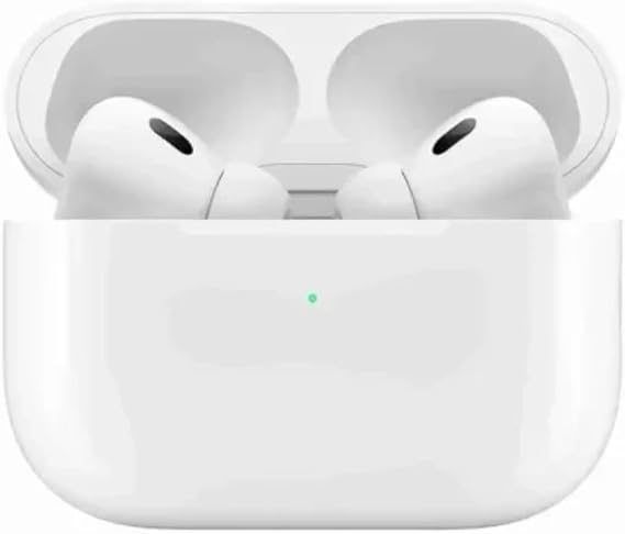 Wireless Earbuds with Charging Case, White, 2nd Generation