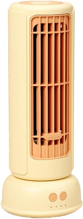 Bladeless Tower Fan | -Settings Silent Electric Fan | Oscillating Tabletop Fan for Bedroom, Home, Desk, Offices, Quiet Operation
