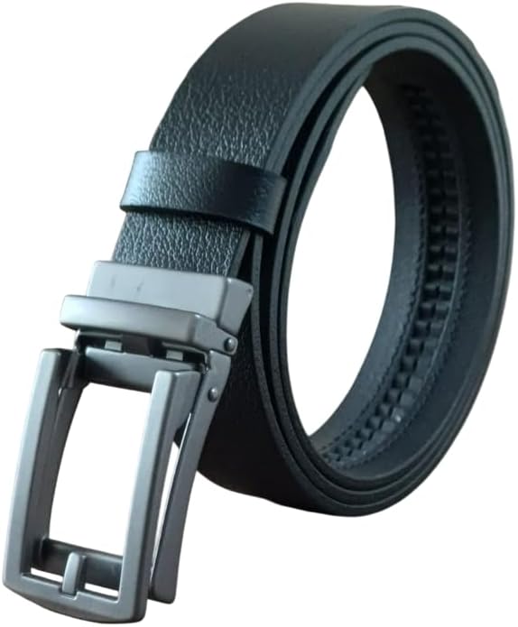 Genuine Leather Width 3.50 cm with Men's Belt Automatic Buckle