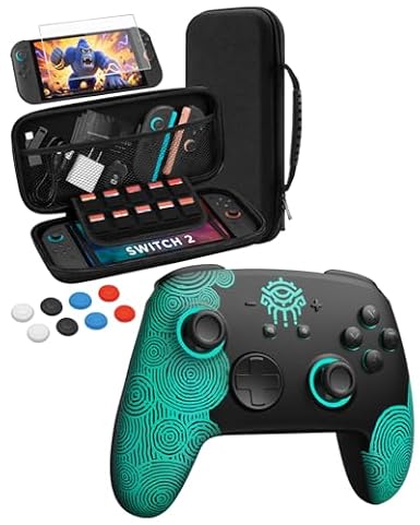 FUNLAB Slim Case for Nintendo Switch 2 2025 Switch 2 Pro Controller Wireless