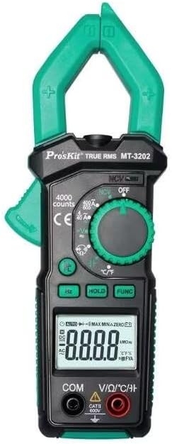 MT-3202 Digital Clamp Meter Amperimetric Clamp Auto Range True RMS Ammeter Pliers Capacitance Temp Current