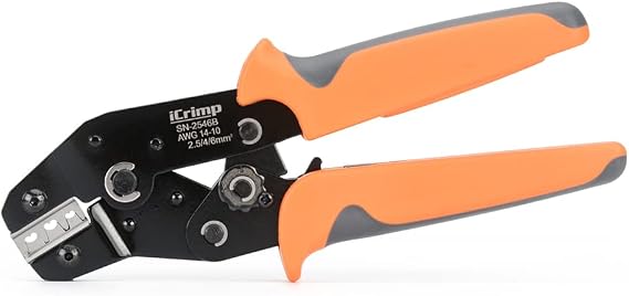 iCrimp IWS4 Solar PV Connector Crimping Tools for AWG14-10 (2.5/4/6mm2) Solar Panel PV Cable with Wire EDM Die