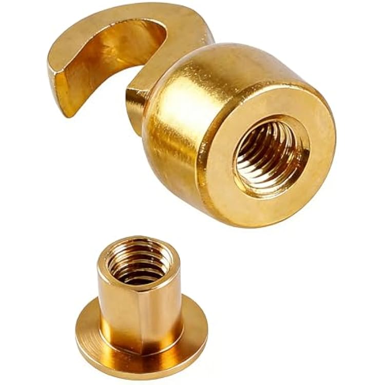 for Grandfather Clock Weight Shell Hook and Nut Set of 1 Older Style-4 mm Thread 1 PCS Shell Hook and Nut