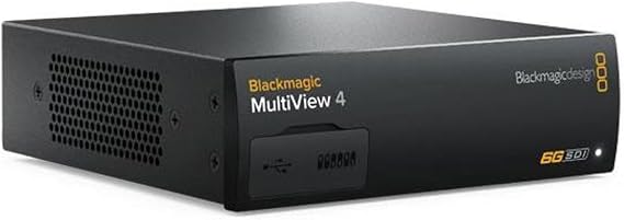 Blackmagic Design 003888 MultiView 4 MultiViewer, 4 Systems, 6G-SDI Input