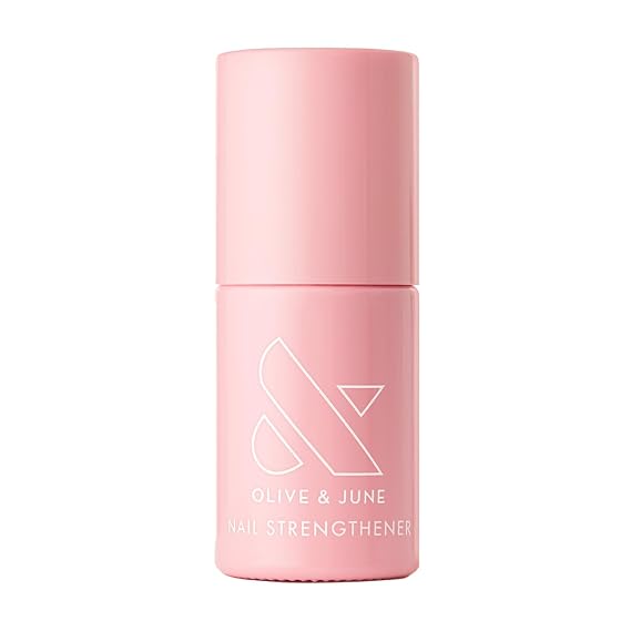 Olive & June Nail Strengthener | Heals & Conditions Weak, Brittle Nails | Up to 77% Increase in Strength | Prevents Peeling & Ridges | Celery Seed + Flora Complex | Vegan, Cruelty-Free Nail Treatment
