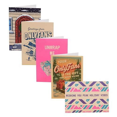 OnlyFans Greeting Card Pack - Holiday