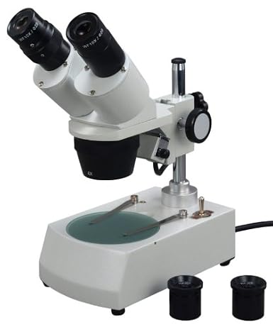 OMAX XG223AWF20 40X-80X Binocular Stereo Microscope with Dual Lights