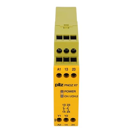 PNOZ/X7/24VAC/DC | PNOZ X7 24VACDC 2n/o | 774059 | PILZ Safety Relay, 1 Channel Wiring, 2 NO, AUTO, 24VAC/DC, 22.5MM Width, E Stop Monitor