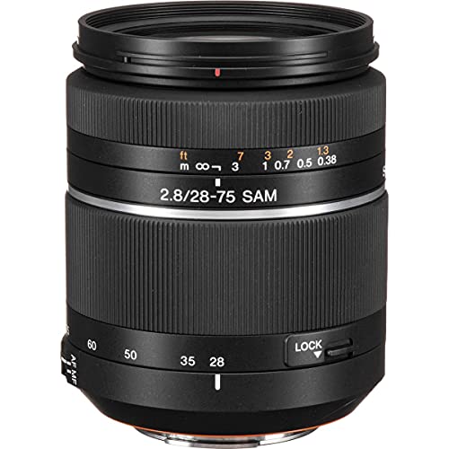 Sony 28-75mm f2.8 Smooth Autofocus Motor SAM Full Frame Lens for Sony A-mount Digital SLR Cameras