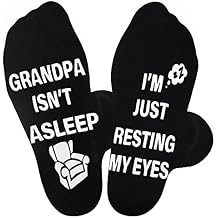 Jeasona Funny Socks Gifts for Men, Fathers Day Birthday Novelty Crew Socks for Dad Grandpa Husband Papa