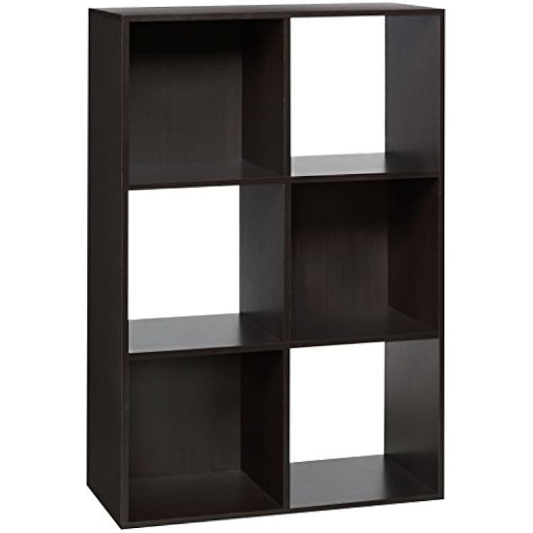 OneSpace 50-612ES 6-Cube Organizer, Espresso
