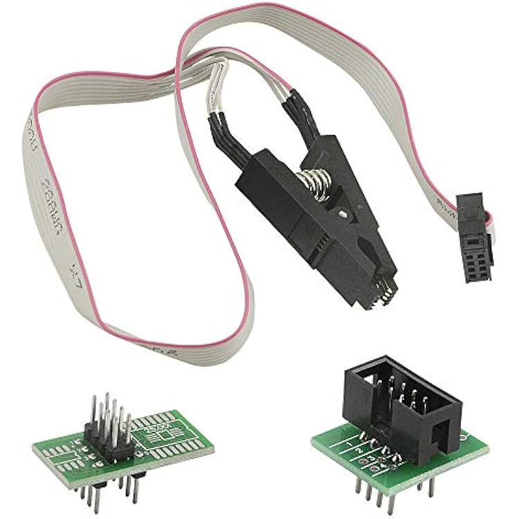 SOP8 to DIP8 Test Clip Motherboard BIOS chip 8 pin Wide and Narrow Body Universal Flash Chip IC Test Clips Socket Connector Programmer