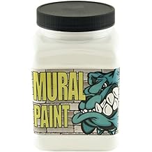 Chroma Acrylic Mural Paint for Interior and Exterior Murals - Lightfast, Mixable, Hard-Wearing Vibrant Pigment, 16 Oz Polar (2455)