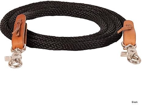 Mustang Round Braided Trail Reins