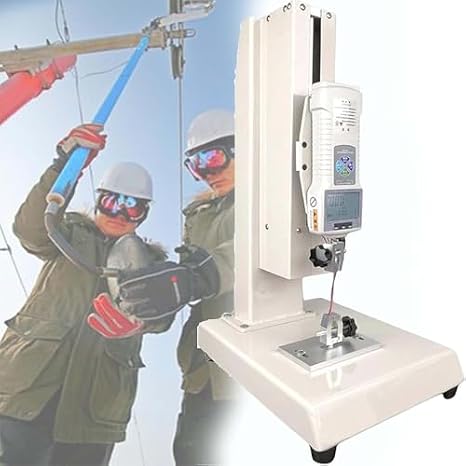 High Precision Digital Pull Force Tester 10-1000N, Push-Pull Gauge for Manual Horizontal Testing, Accurate Force Measurement Equipment with Fixture, Ideal for Lab & Industrial Use