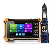 IP Camera Tester Monitor, 8MP AHD CVI TVI SDI CVBS IP Camera Test,4K HD Display Video Monitor 5inch IPS Touch Screen IPC Tester Support POE PTZ RS485 HDMI & VGA Input DC12V Output