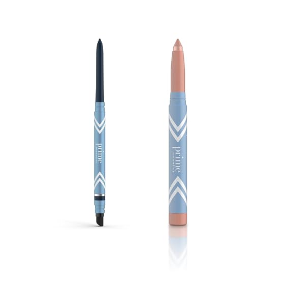 PRIME PROMETICS PrimeEyes Glide Eyeliner (sapphire) + PrimeEyes Brightener (stardust)