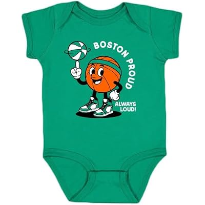 Hometown Proud, Always Loud Kids Bodysuit for Basketball Fans