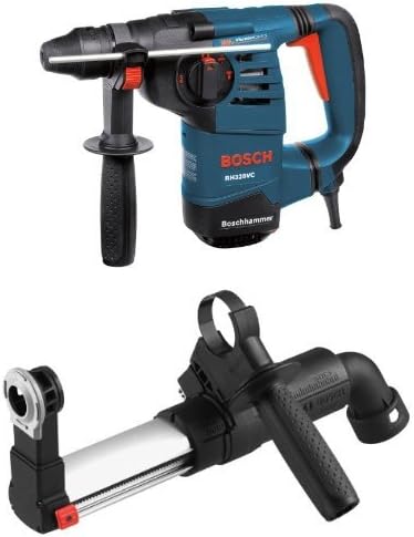 Bosch RH328VC 1-1/8-Inch SDS Rotary Hammer with HDC100 SDS-Plus Dust Collection Attachment