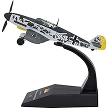 TANG DYNASTY(TM) 1:72 Messerschmitt Bf-109F-4 Fighter Attack Metal Plane Model, World War II Luftwaffe 1942, Military Airplane Model,Diecast Plane,for Collecting and Gift