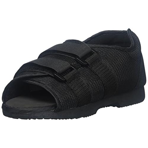 Shoe Post-Op Classic Women Black, Shoe Size - 6.5-8 - Medium