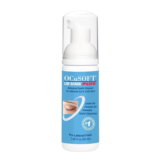 OCuSOFT Lid Scrub PLUS Foaming Eyelid Cleanser 50 mL Foam Pump