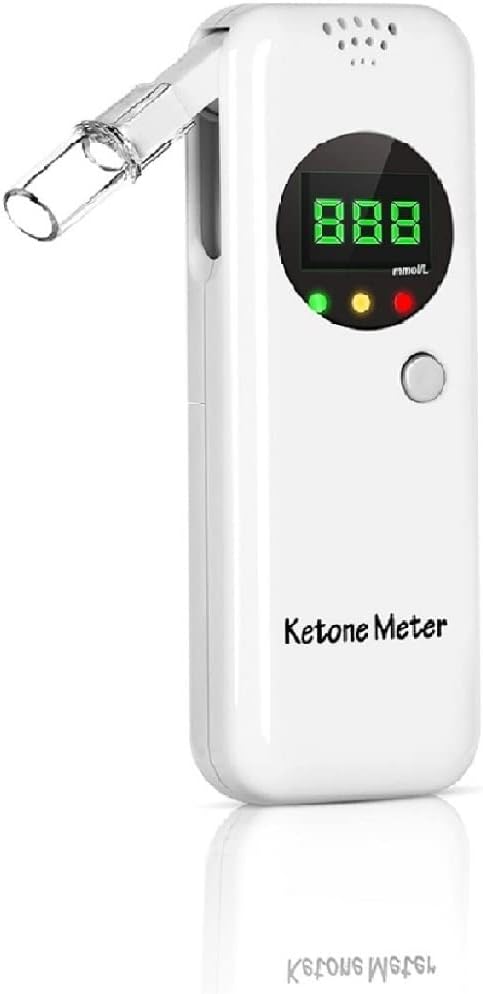 Ketone Breath Breathalyzer, Ketosis Breath Meter, Digital Ketosis Test with 10 Mouthpieces