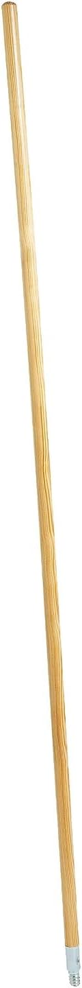 Coastwide Professional 60 Inch Wood Push Broom Handle, Threaded Tip
